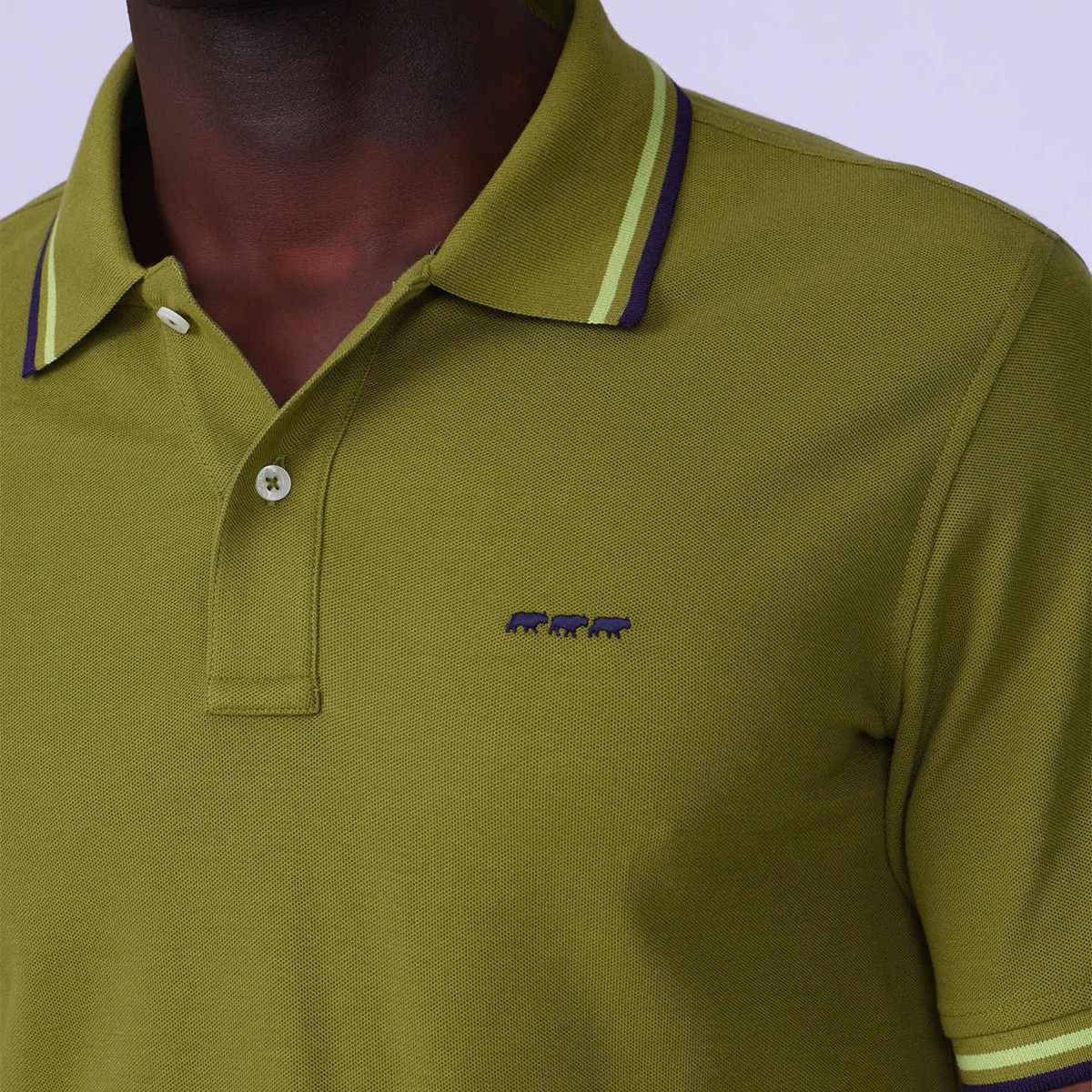 Polo Edison kaki, MISE AU GREEN