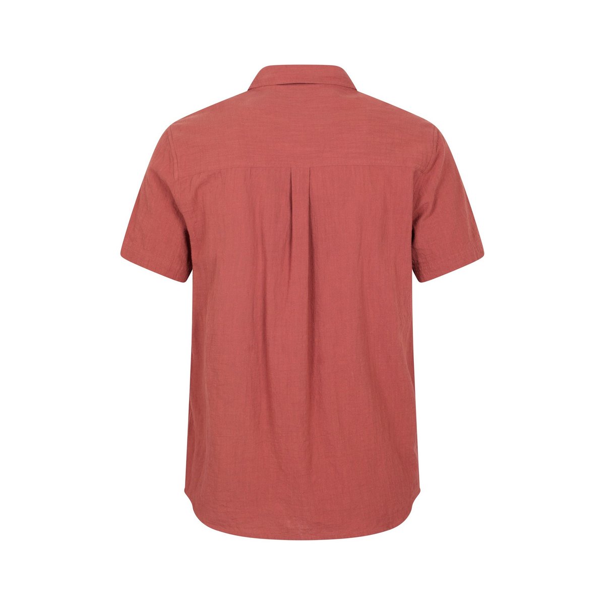 Chemise manches courtes motif/style texturé PALM orange brulée, MOUNTAIN WAREHOUSE