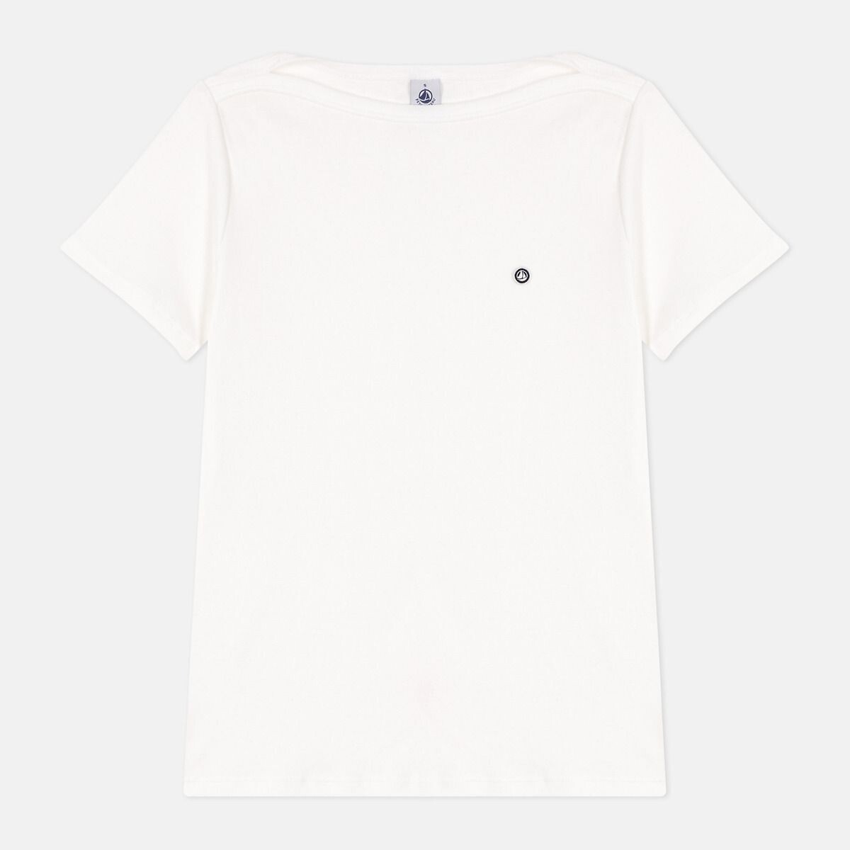 Boat Neck T-Shirt white, PETIT BATEAU