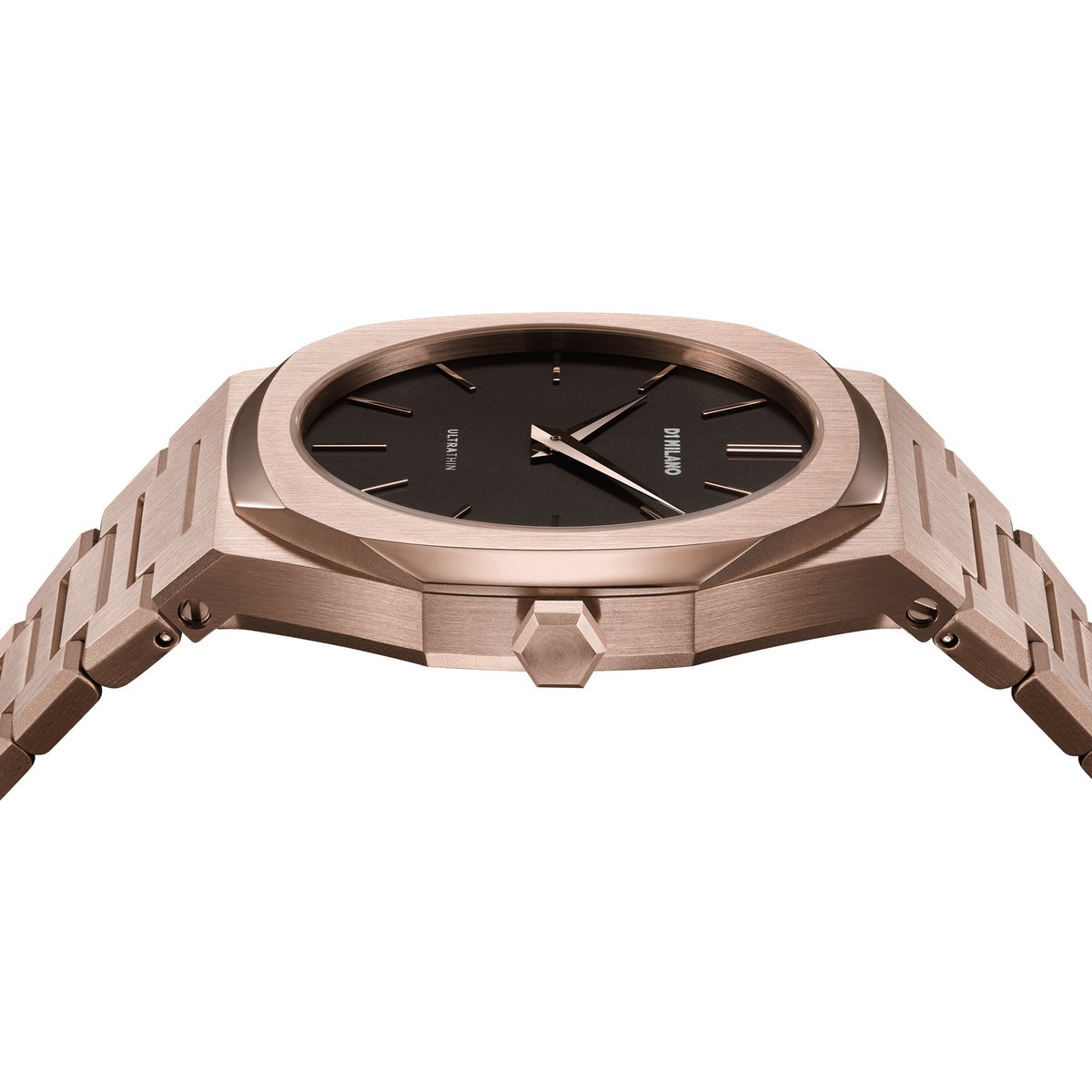 Montre Analogique ULTRA THIN doré rose noir doré rose, D1 MILANO