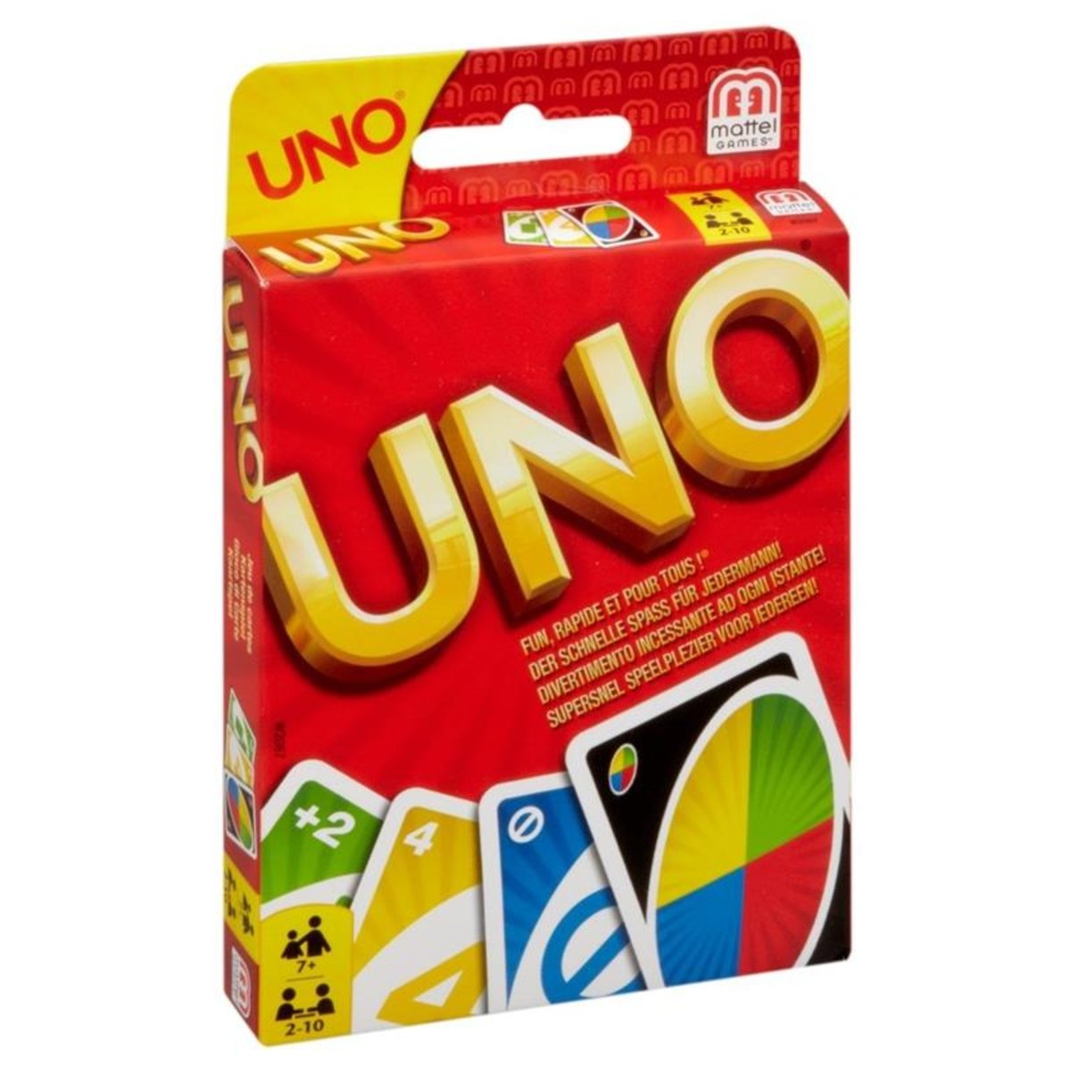 Uno - Jeu de Carte multicolore, MATTEL