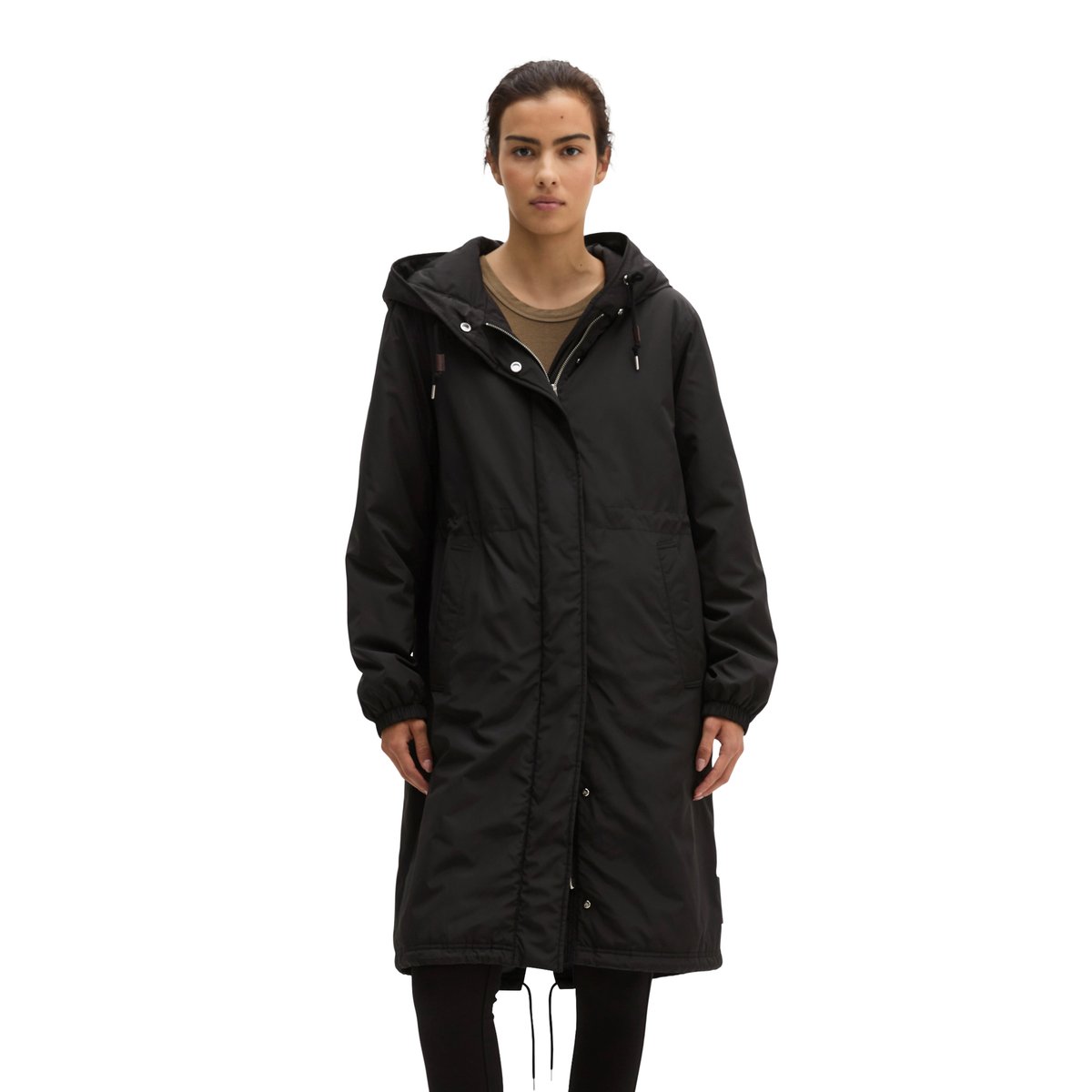 Parka technique coupe classique avec une surface hydrofuge noir, MARC O'POLO
