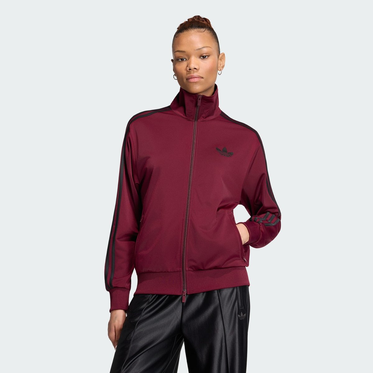 Veste De Survêtement Ample Firebird Veste De Survêtement Ample Firebird maroon / black, adidas Originals