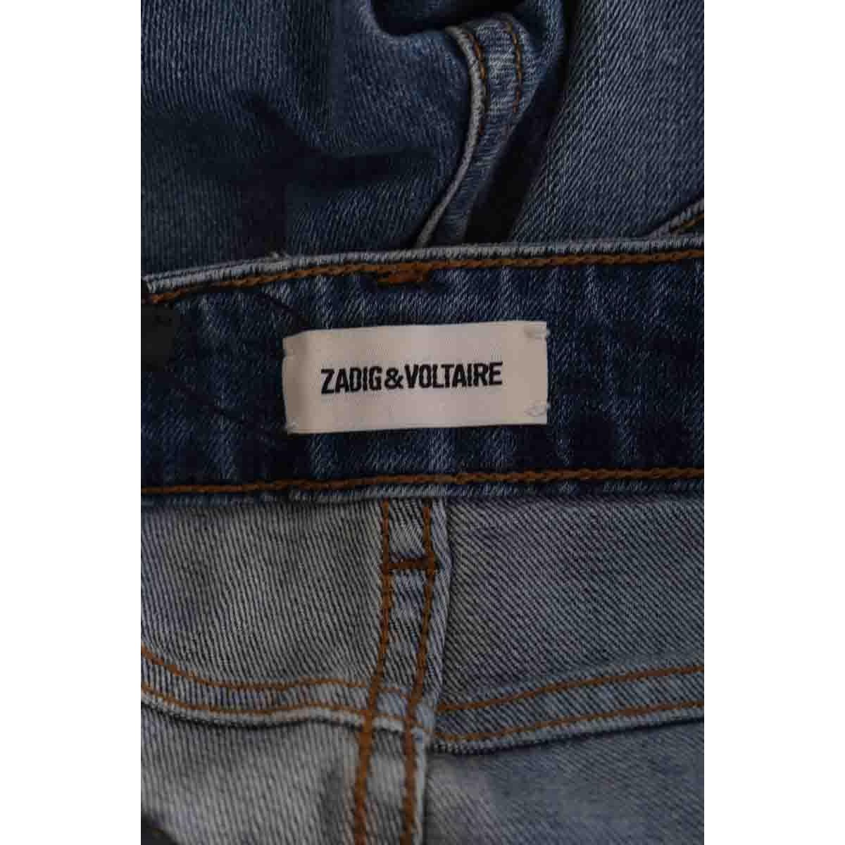 Jean droit - Très Bon État bleu, ZADIG&VOLTAIRE