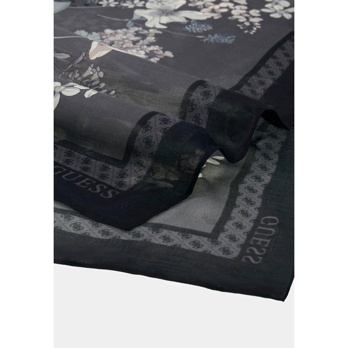 Kefiah Imprimé En Modal noir, GUESS