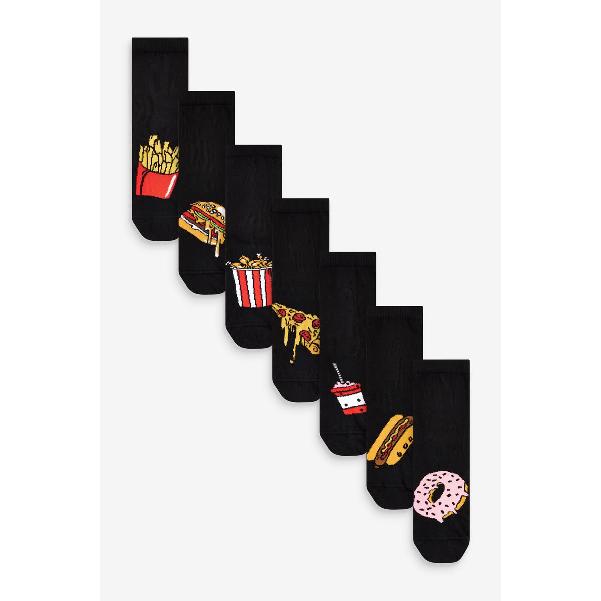 Chaussettes, lot de 7 paires noir, NEXT