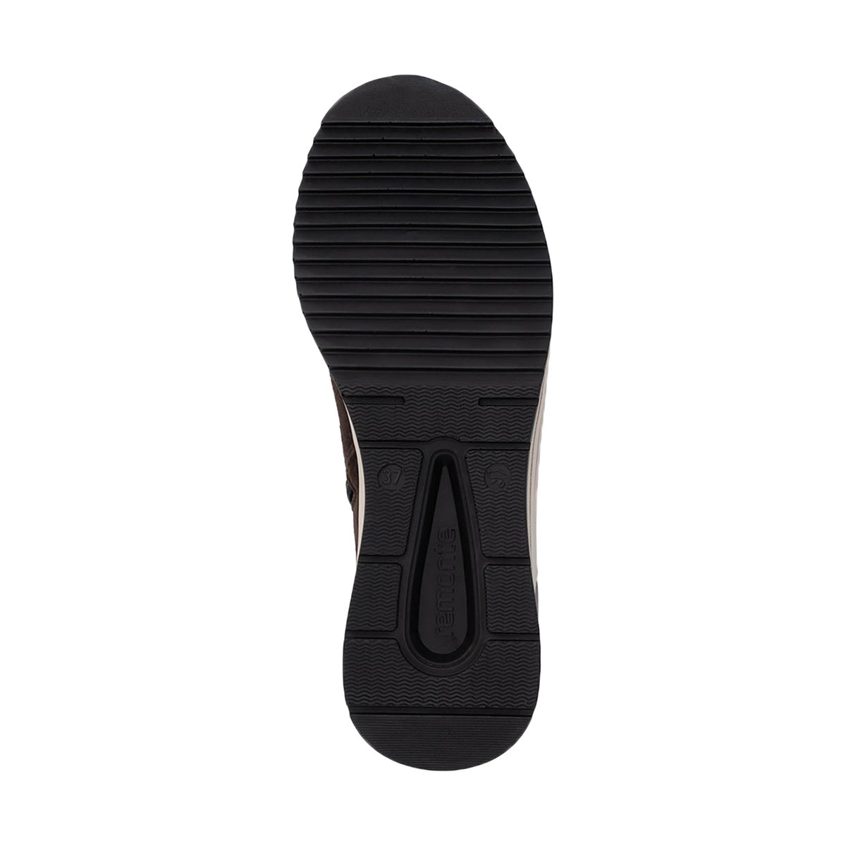 Basket Montante Cuir marron combi, REMONTE