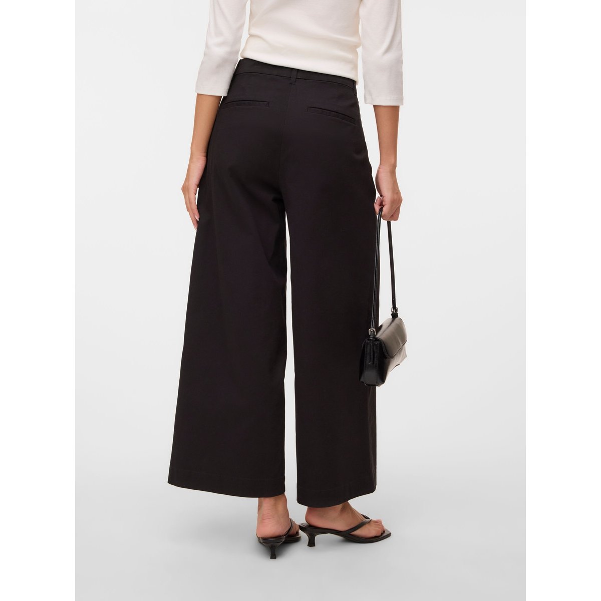 Pantalon À Jambe Large black 1, VERO MODA