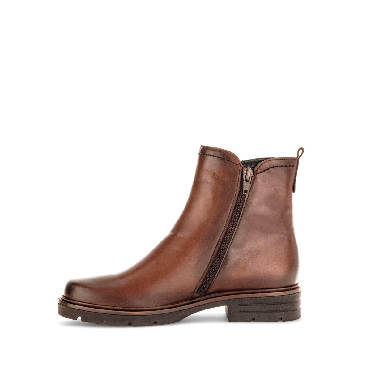 Bottines en cuir à talon décroché sattel, GABOR