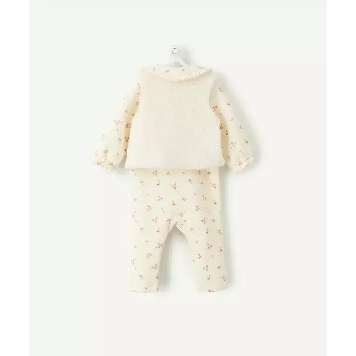 Ensemble 2 pièces, combinaison et gilet sans manches ecru, TAPE A L'OEIL