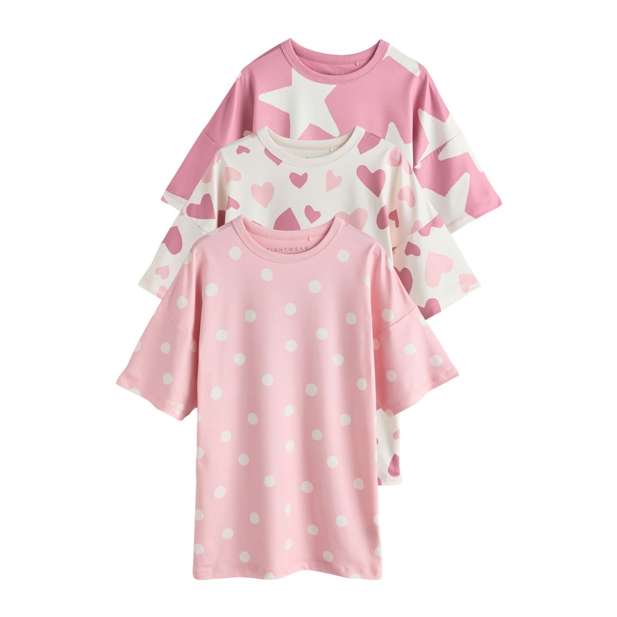 Nuisette rose et écrue, lot de 3 rose, NEXT