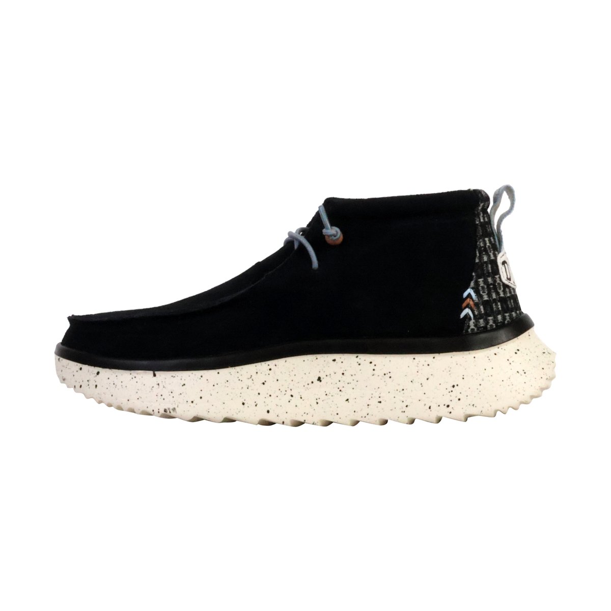 Basket Montante Cuir Wendy Peak Hi Suede noir, HEY