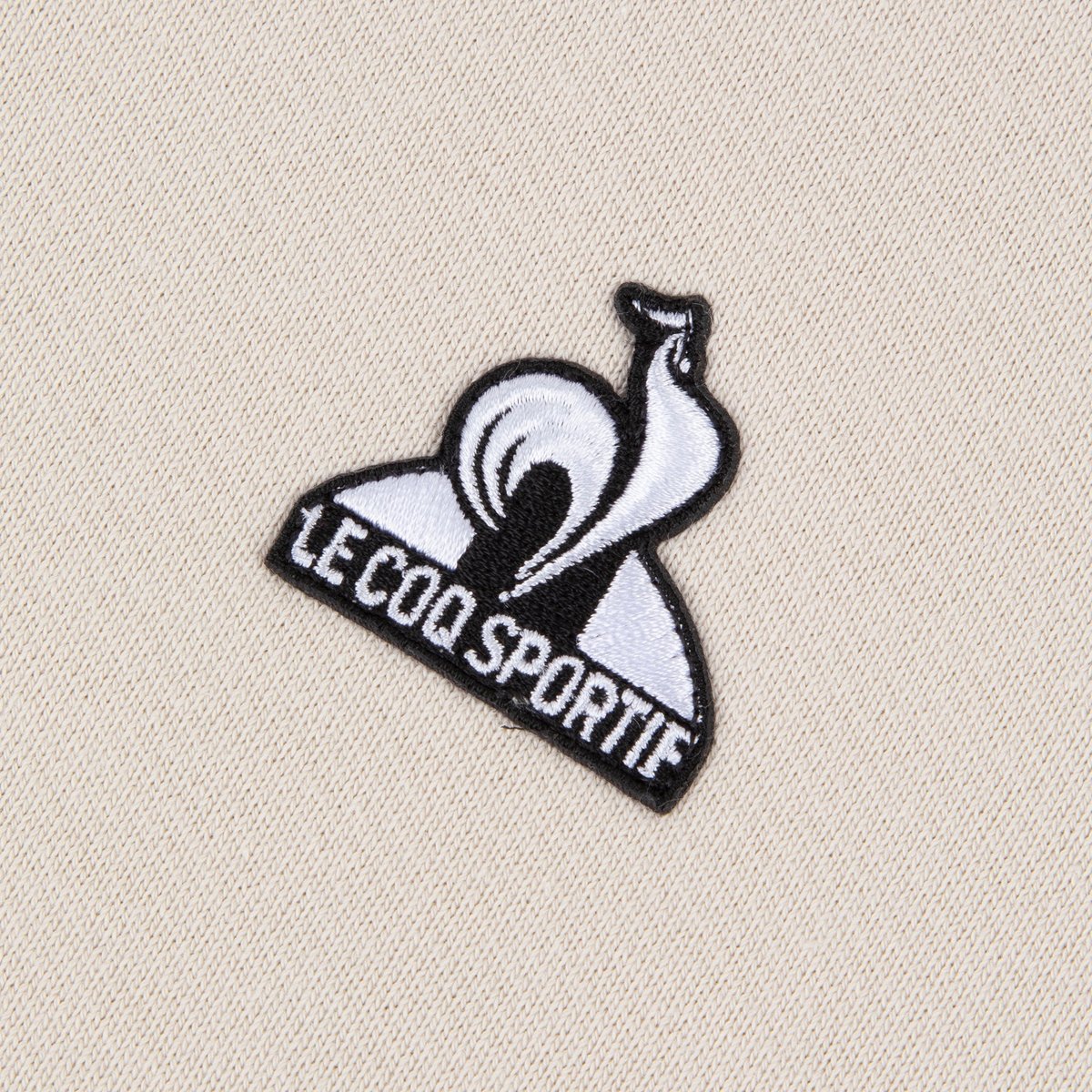 Sweat col rond Contemporain beige, LE COQ SPORTIF