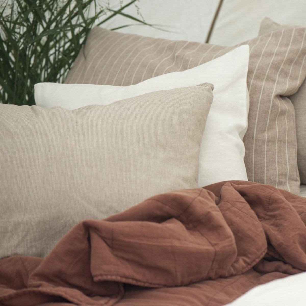 Housse de coussin lin crème, IB LAURSEN