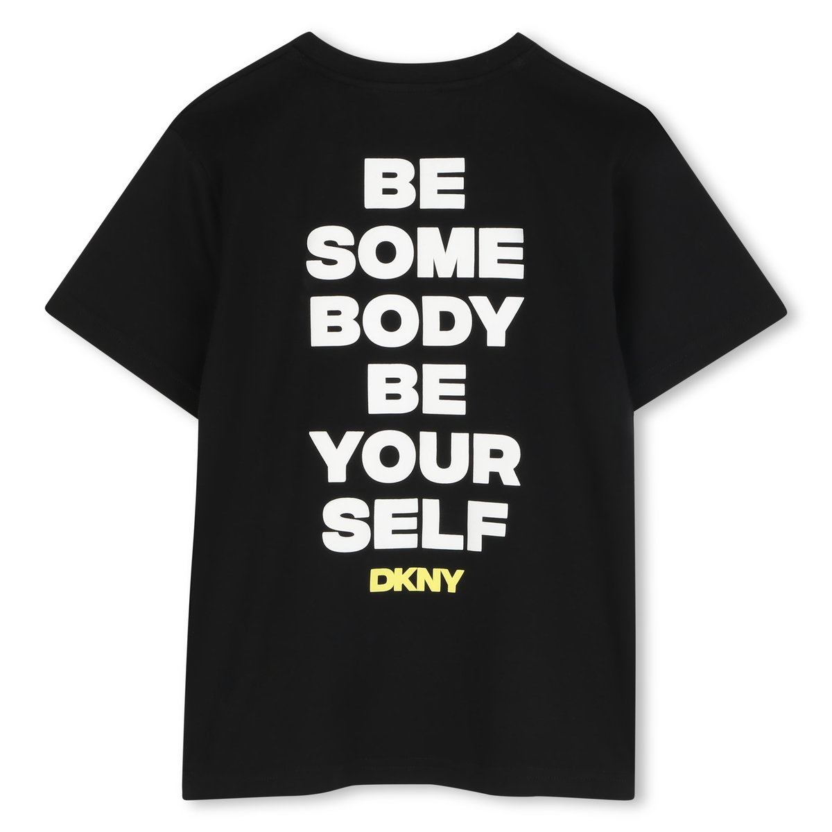 T-shirt en coton à manches courtes black, DKNY