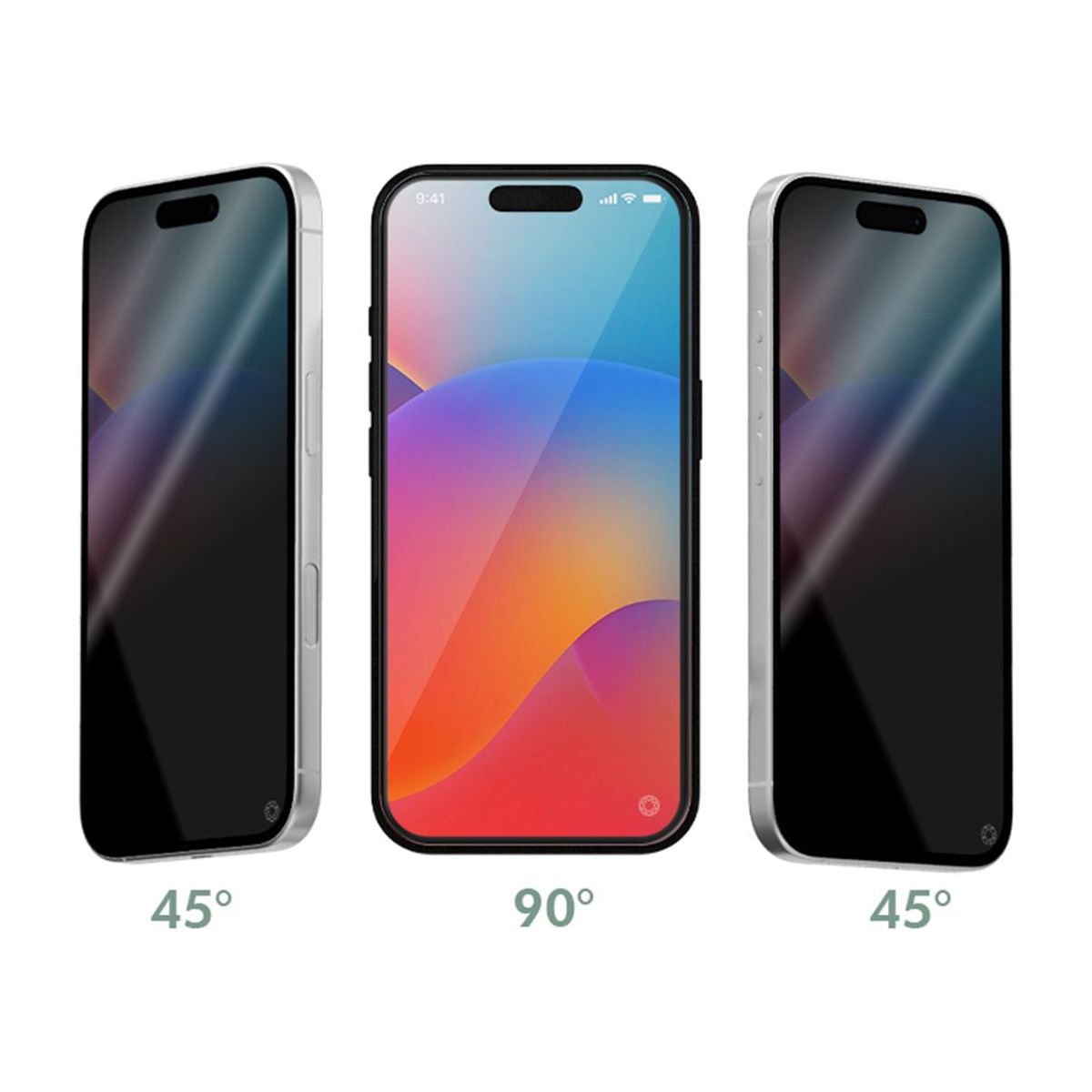Protège écran iPhoen Air privacy couleur unique, FORCE GLASS