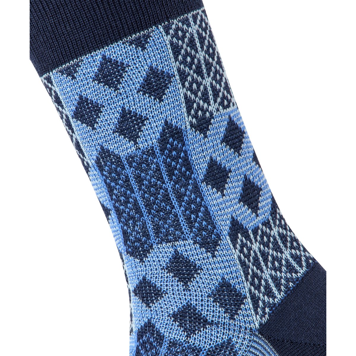 Chaussettes Mosaic Opaque marin, BURLINGTON