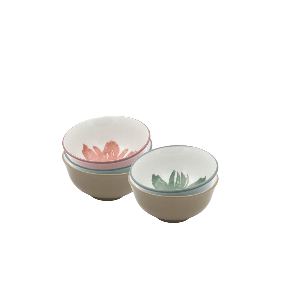 Lot de 6 petits bols, HANAE beige, ARTIME