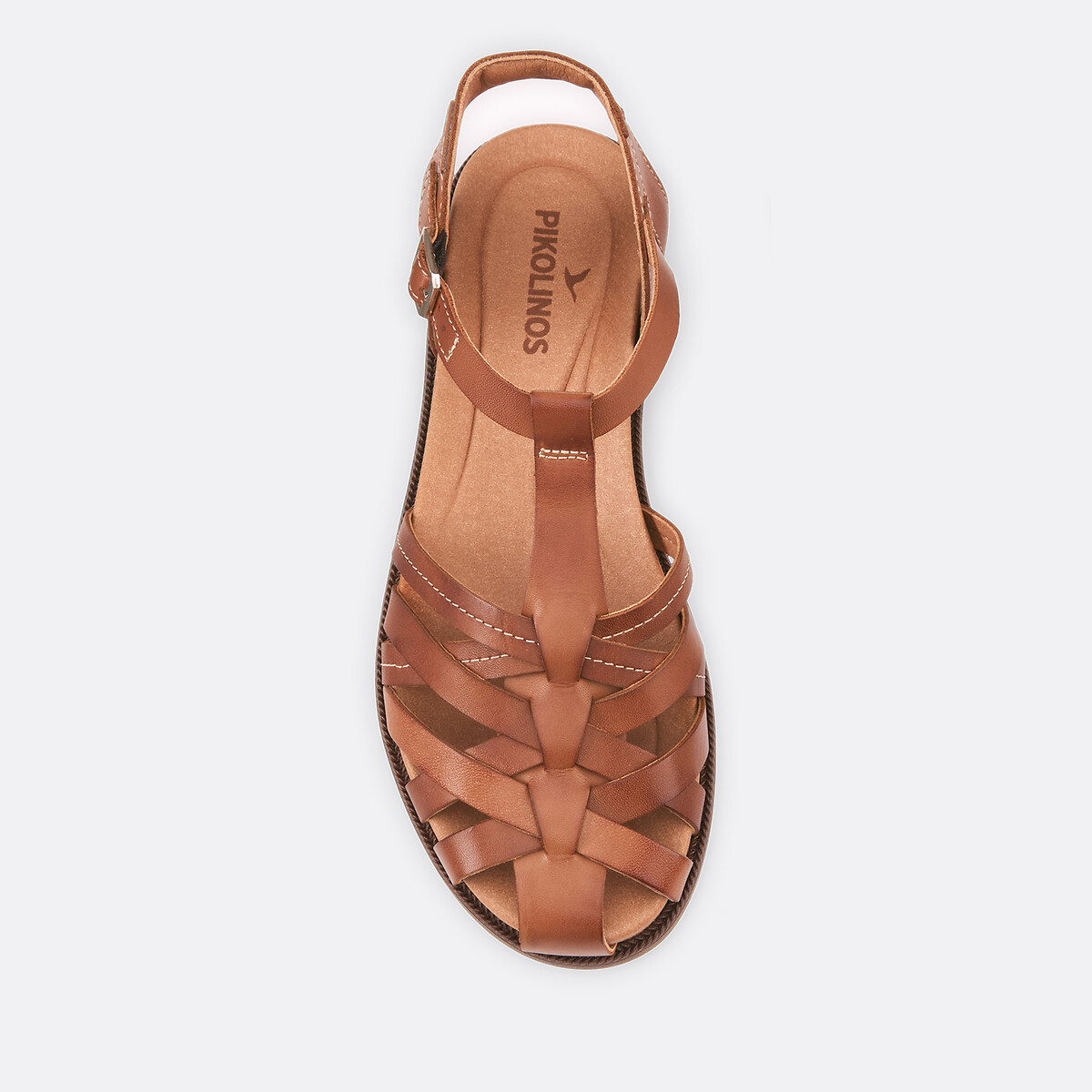 Platte, leren sandalen Navia cognac   , PIKOLINOS