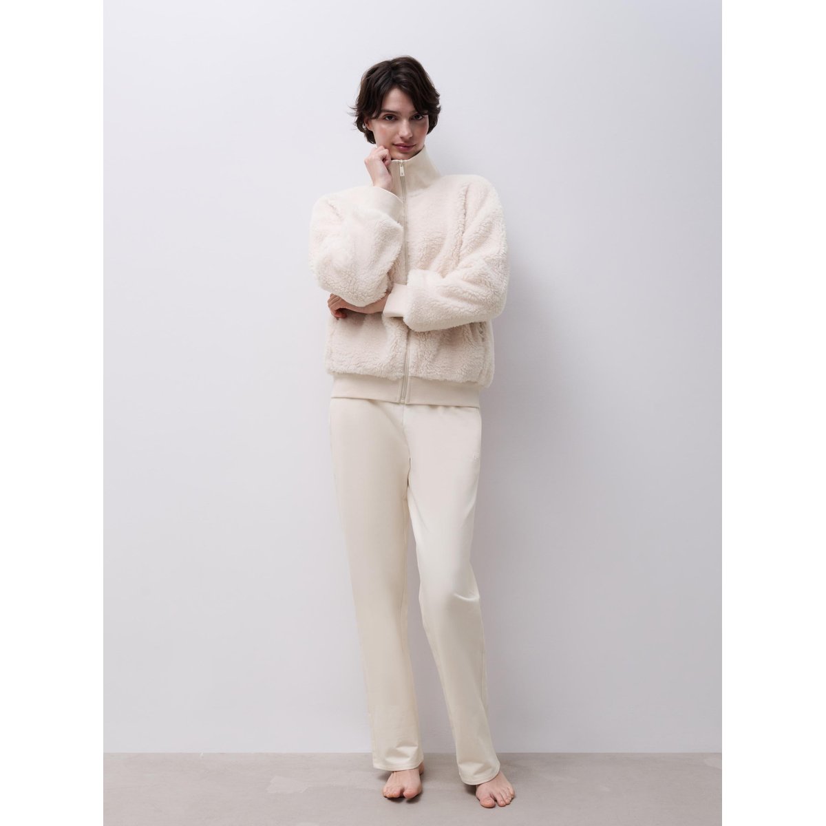 Veste polaire CHNTL cream pink, CHANTELLE