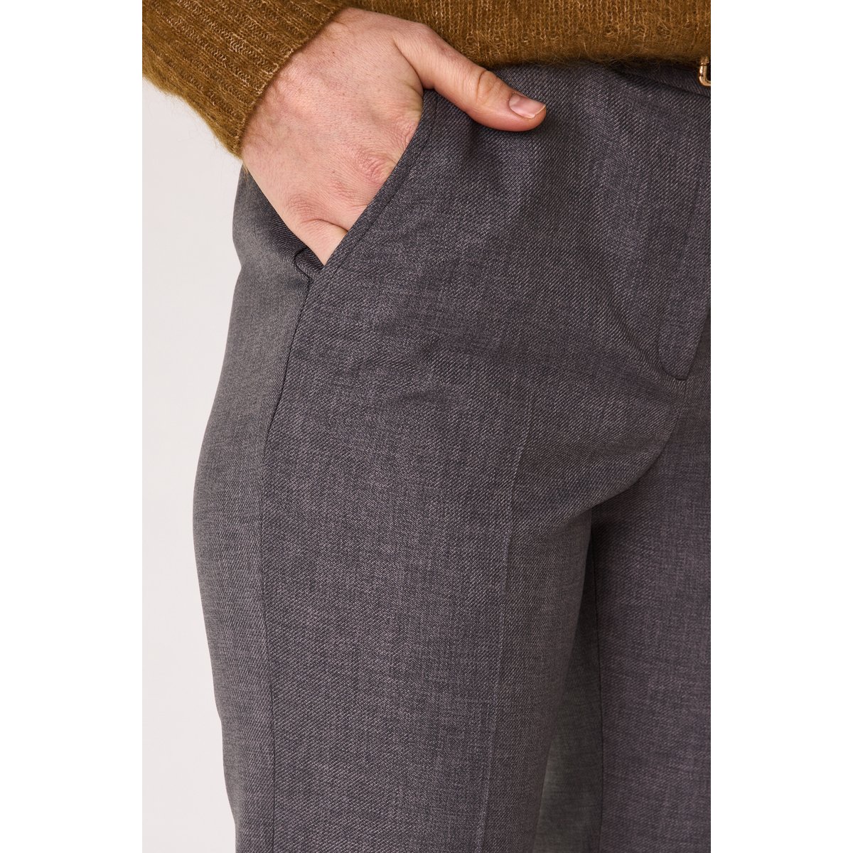 Pantalon cigarette FELIX gris souris, Maison 123