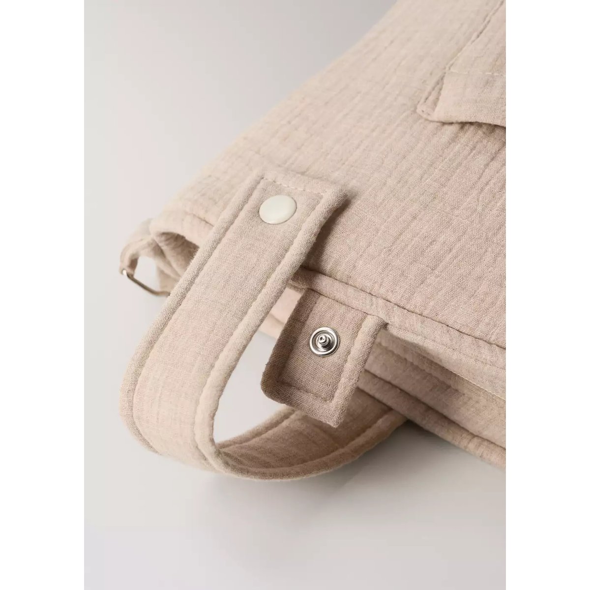 Sac de maternité en gaze de coton beige, MANGO HOME