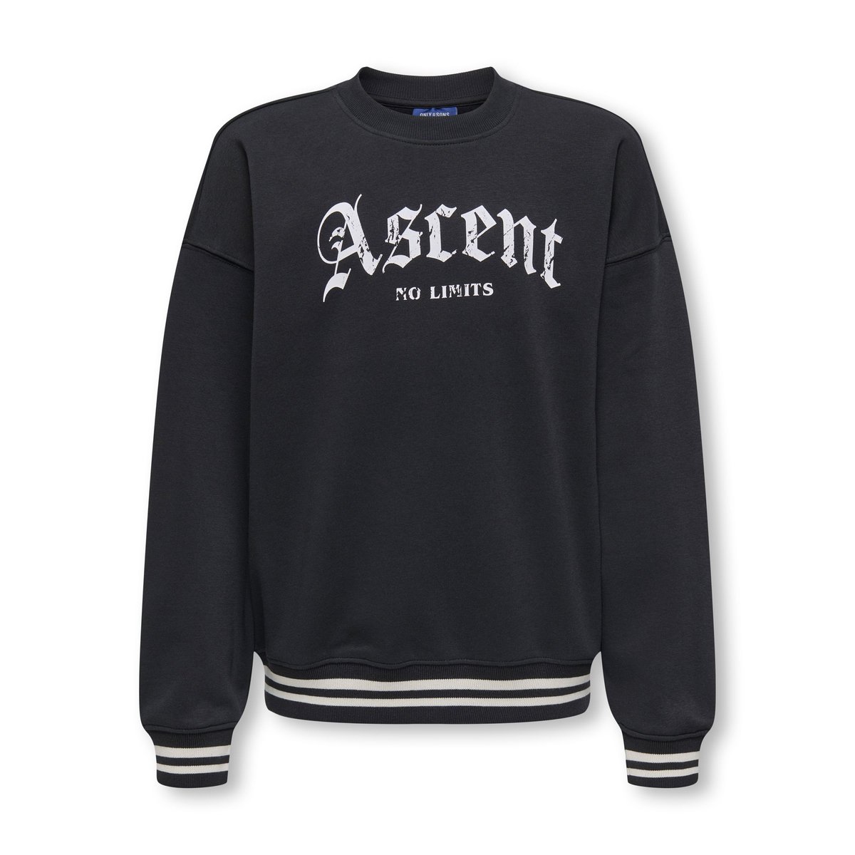 Sweat-Shirt noire - jet black, ONLY & SONS JUNIOR