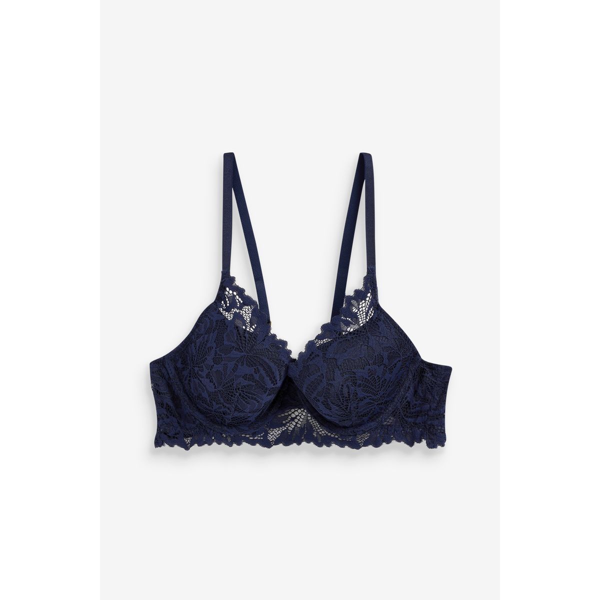 Soutien-gorge en dentelle ultra confort bleu marine, NEXT