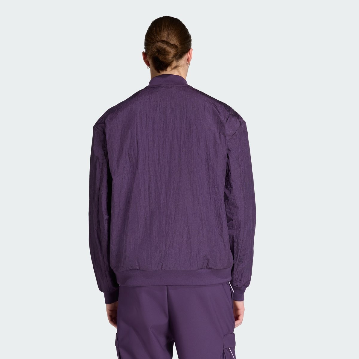 Veste Bomber Toile Premium Mercedes - Amg Petronas Formula One Team Veste Bomber Toile Premium Mercedes - Amg Petronas Formula One Team aurora plum, adidas Performance