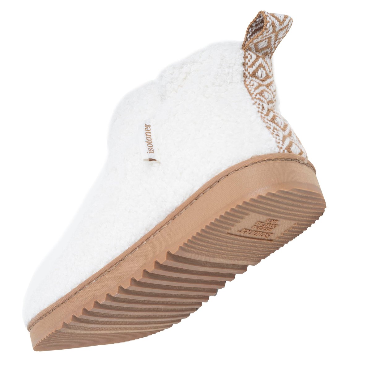 Chaussons Bottillons blanc, ISOTONER