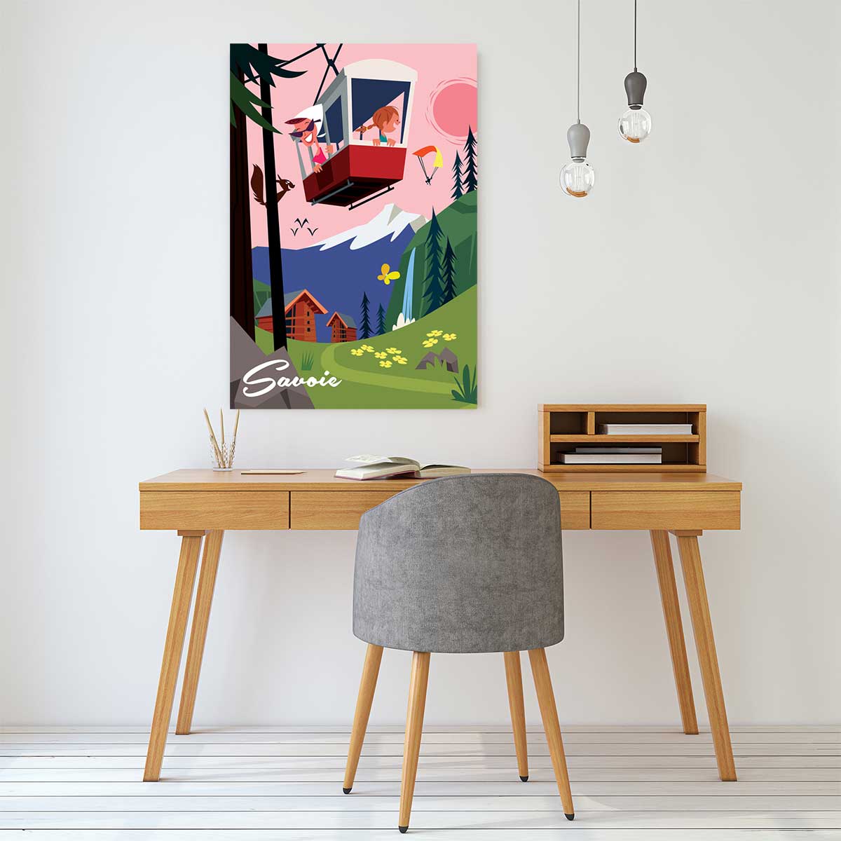 Tableau retro tableau alu dibond, HEXOA