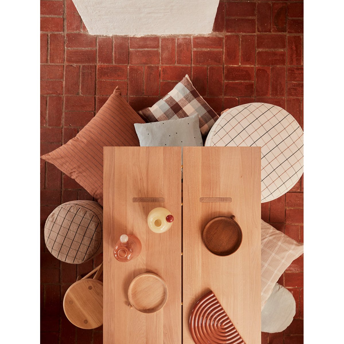 Coussin en coton organique LIVING crème, OYOY LIVING DESIGN
