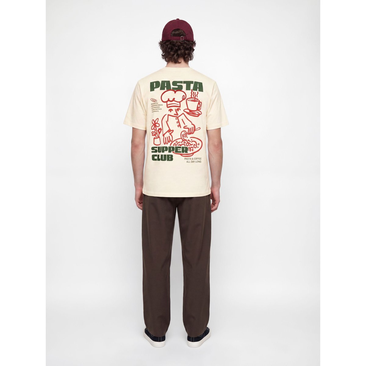 T-Shirt antique white, JACK & JONES