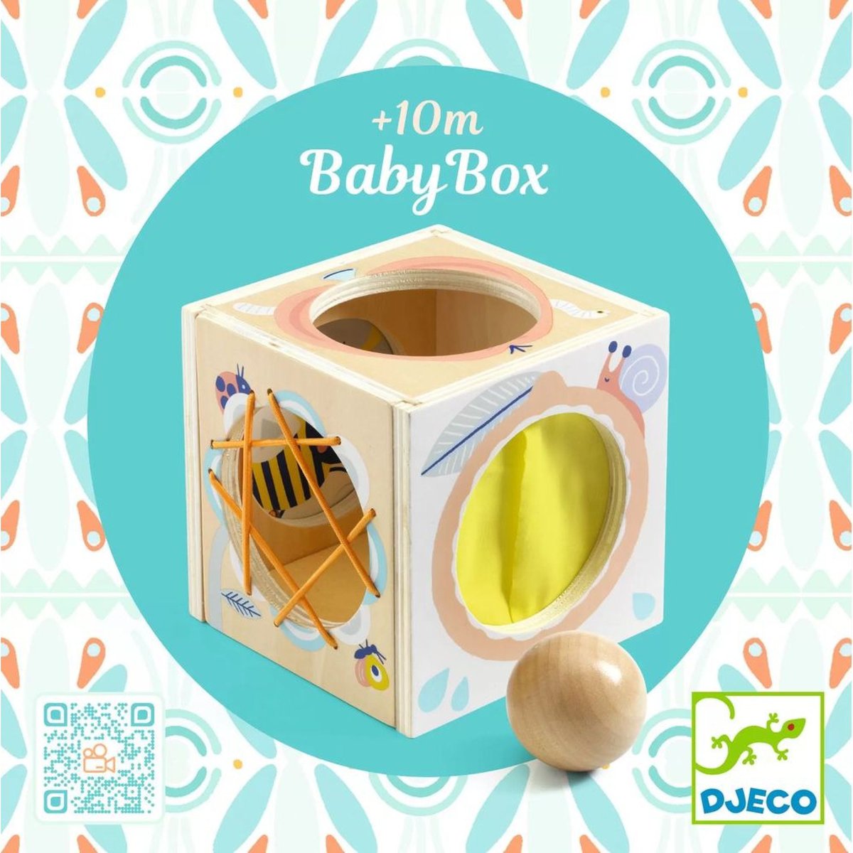 Boite de decouvertes - Babybox marron, DJECO