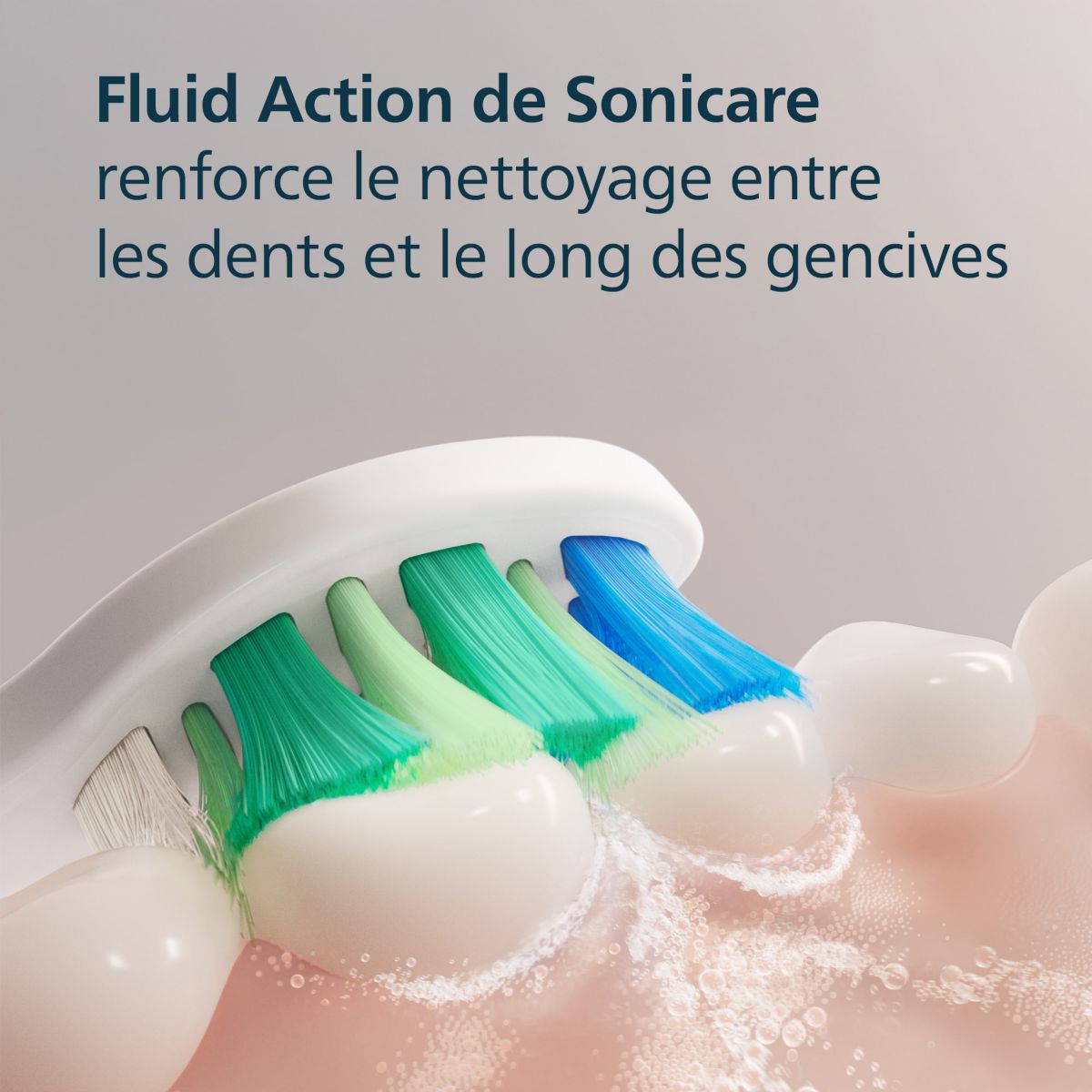 Brossette dentaire Sonicare lot de 6 InterCare blanc couleur unique, PHILIPS