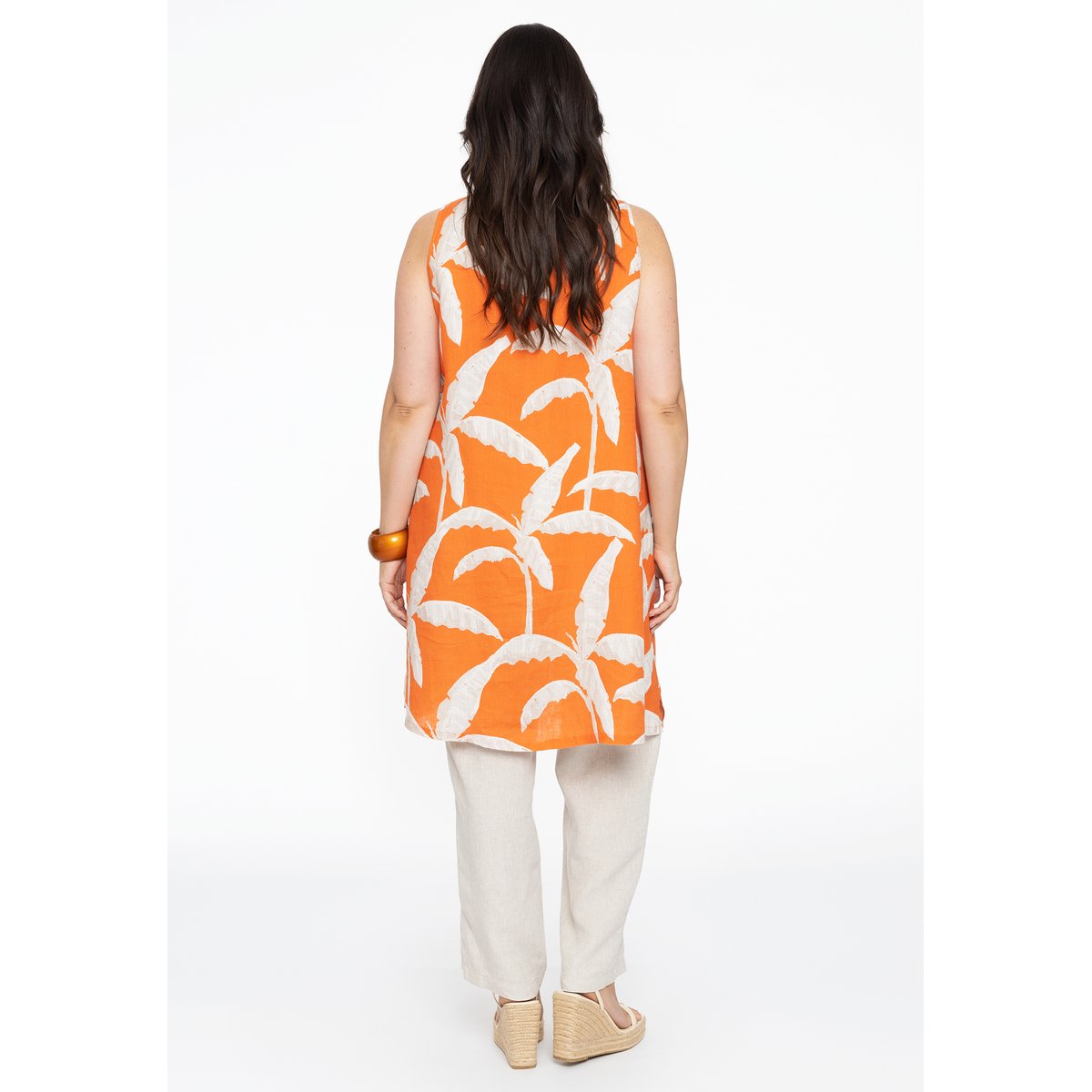 Robe imprimé / imprimée orange, YOEK