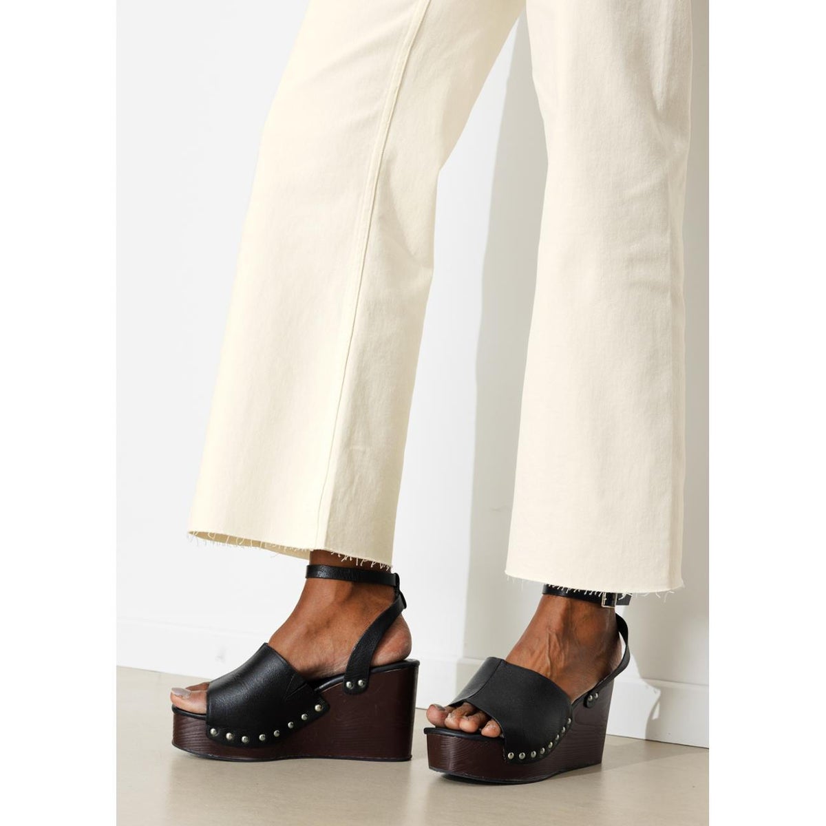 HECTOR jean taille haute ecru, PROMOD