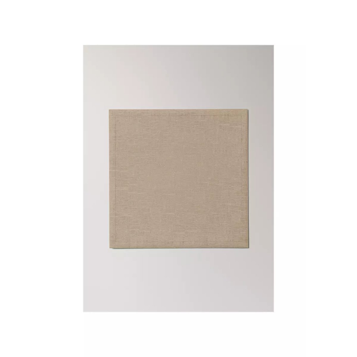 Serviettes de table 100 % lin sable, MANGO HOME