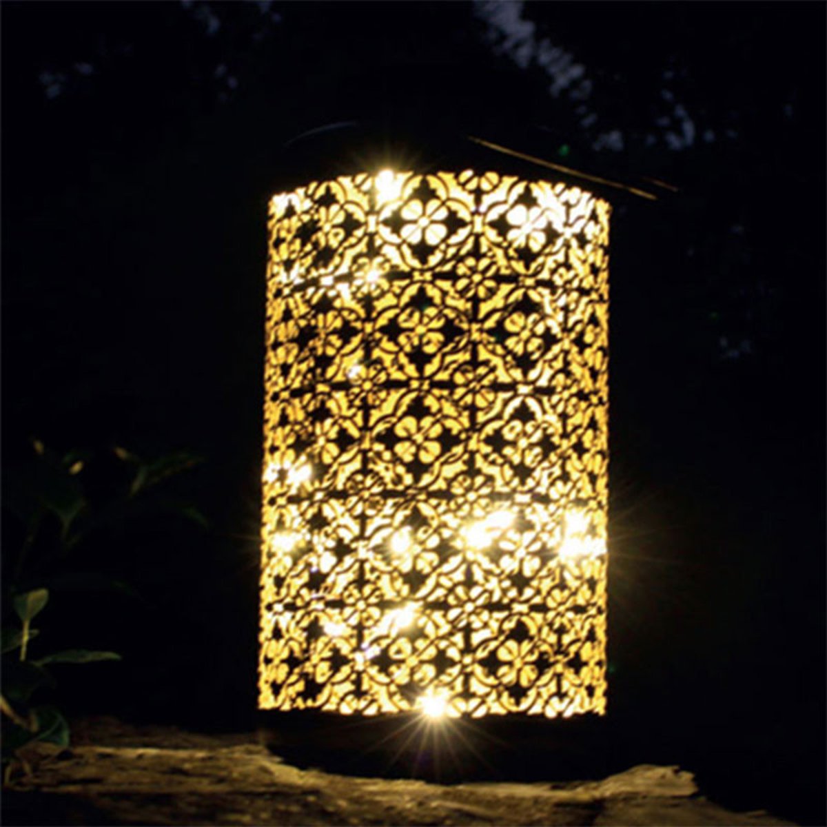 Lanterne solaire Andaluz 30 cm couleur unique, WATT ET HOME