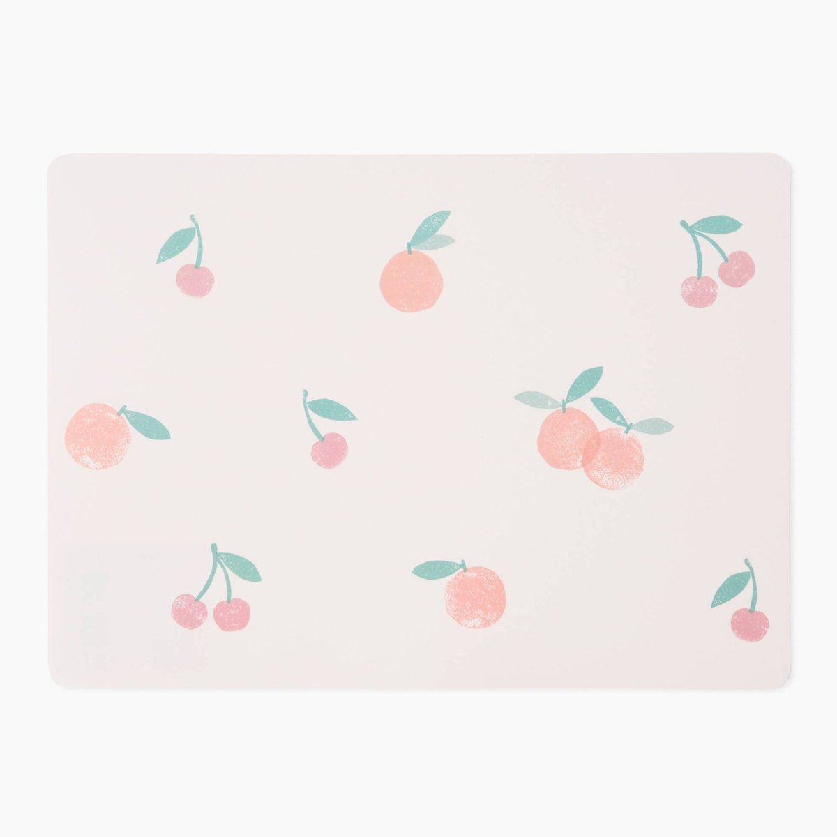 Set de table cerise et pêche, 31x43cm, en polypropylène multi co, MONOPRIX