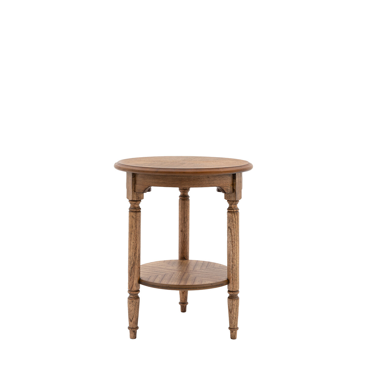 Hayes Vintage Inlaid Wood Side Table wood, ÉDITÉ