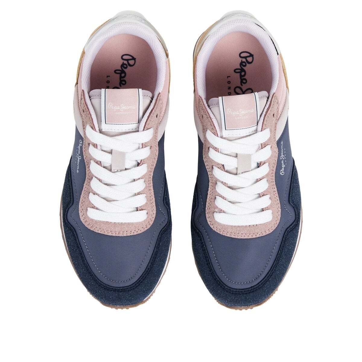 Baskets Combinées bleu jean foncé, PEPE JEANS