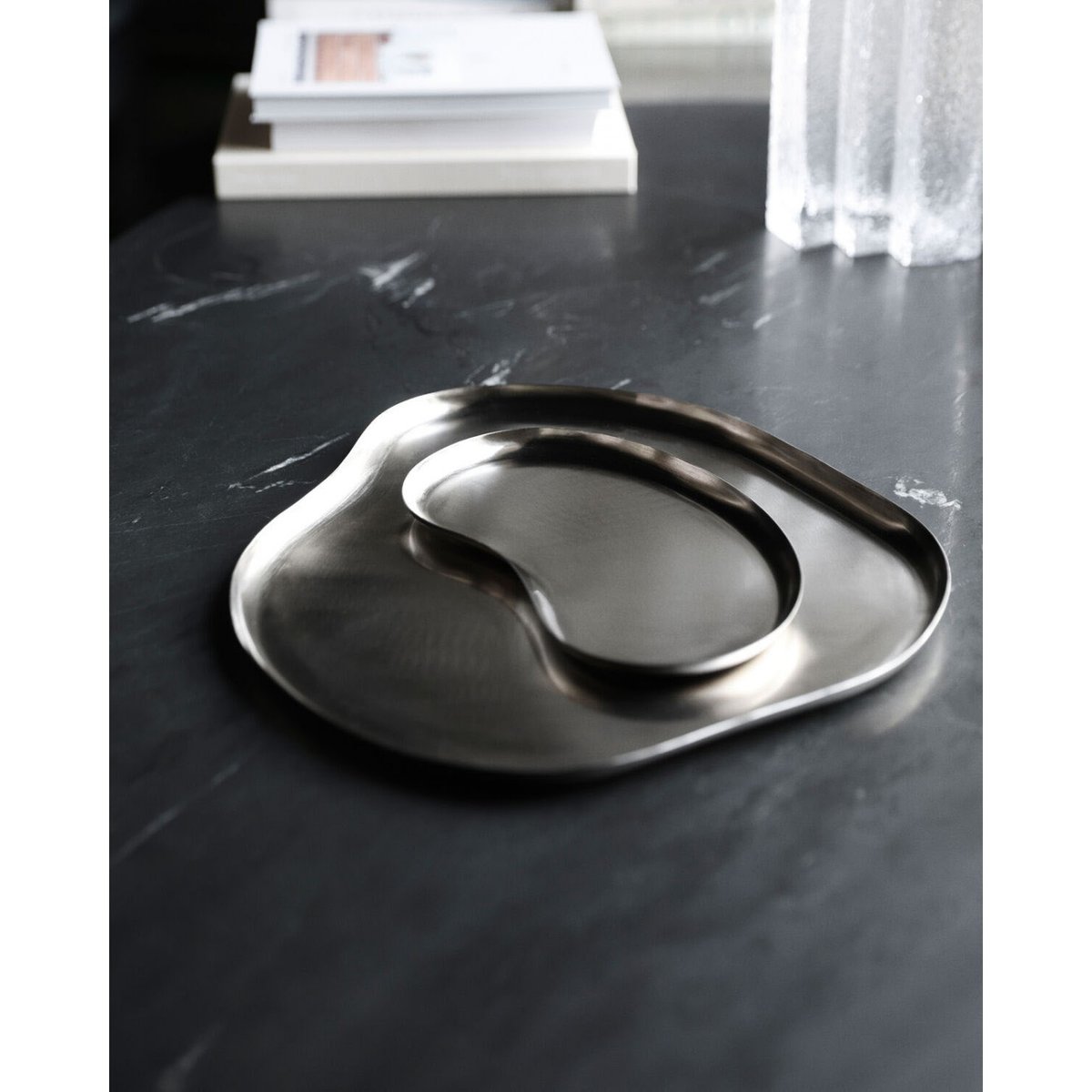 Plateau Osea 28 cm argent, HOUSE DOCTOR