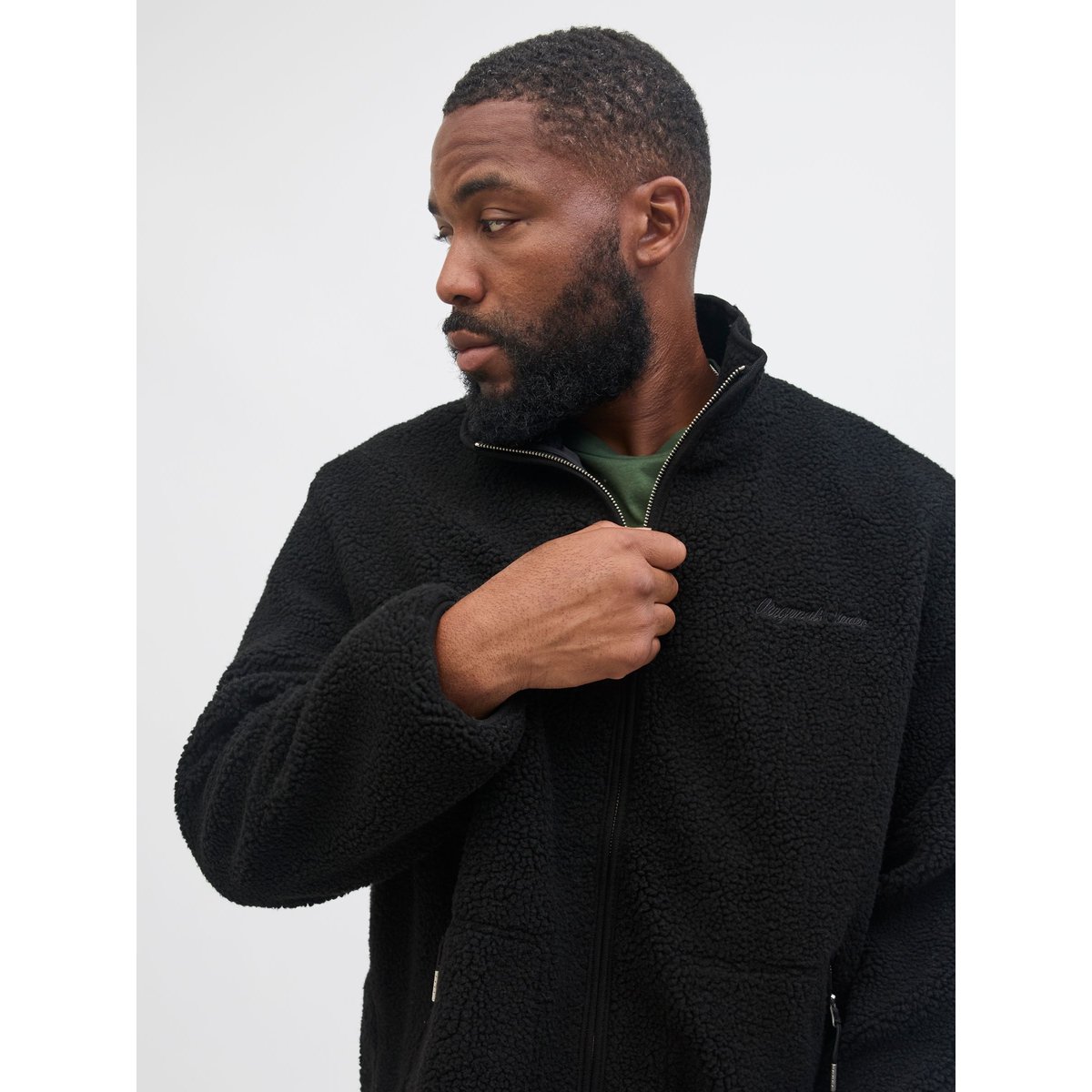 Manteau En Peluche black, JACK & JONES