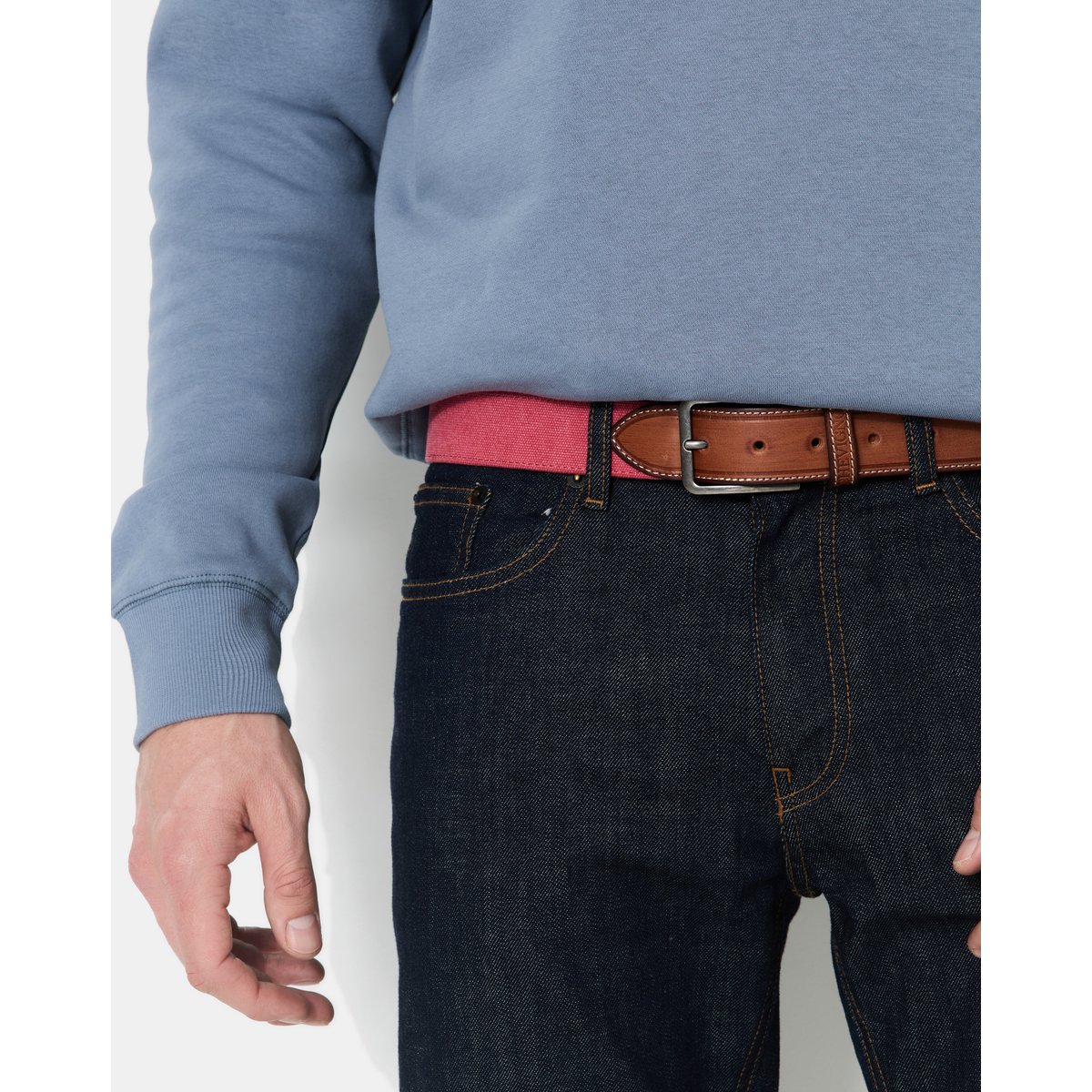 Ceinture en cuir DIAMOND magnolia, CHEVIGNON
