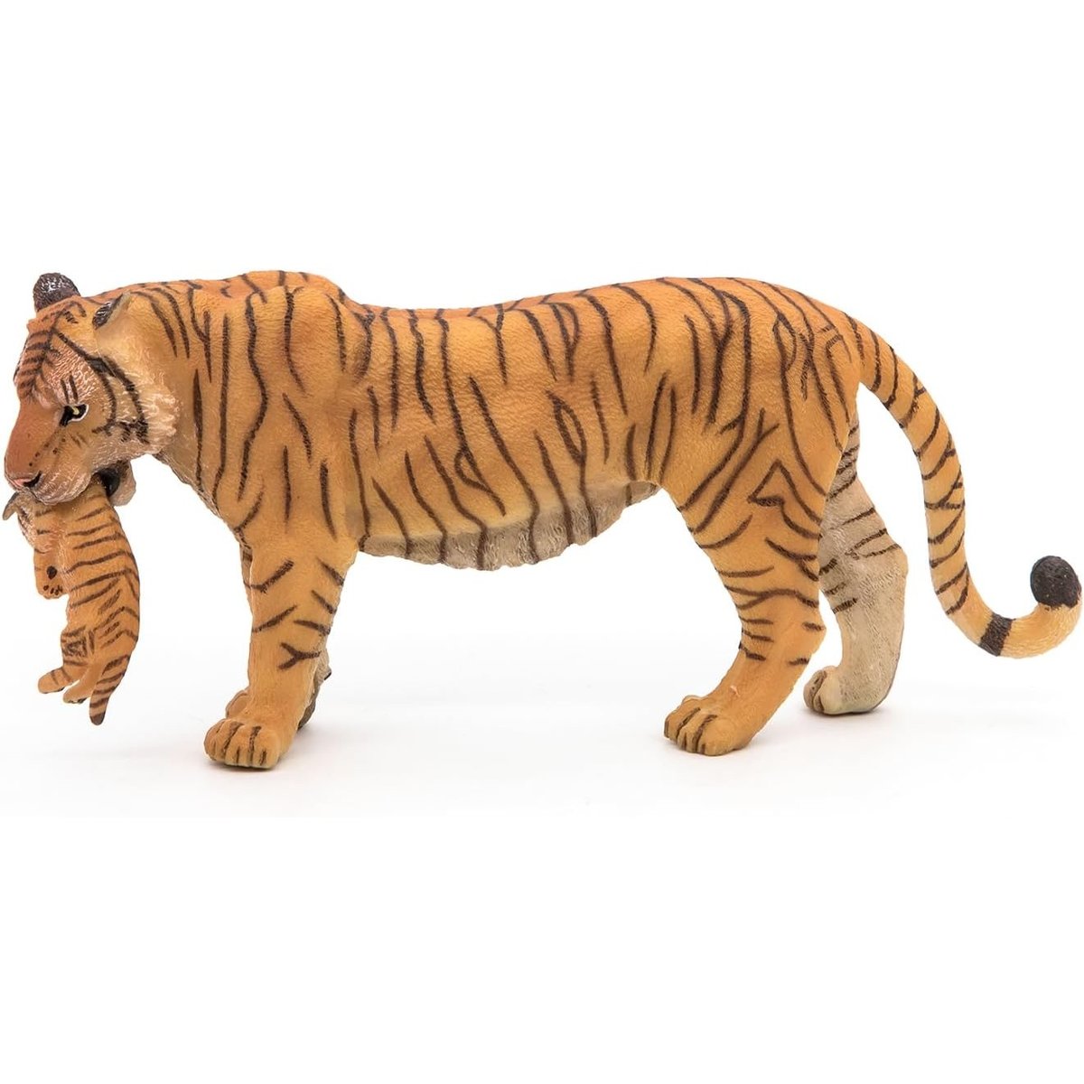 Figurine Tigresse et son bébé marron, PAPO