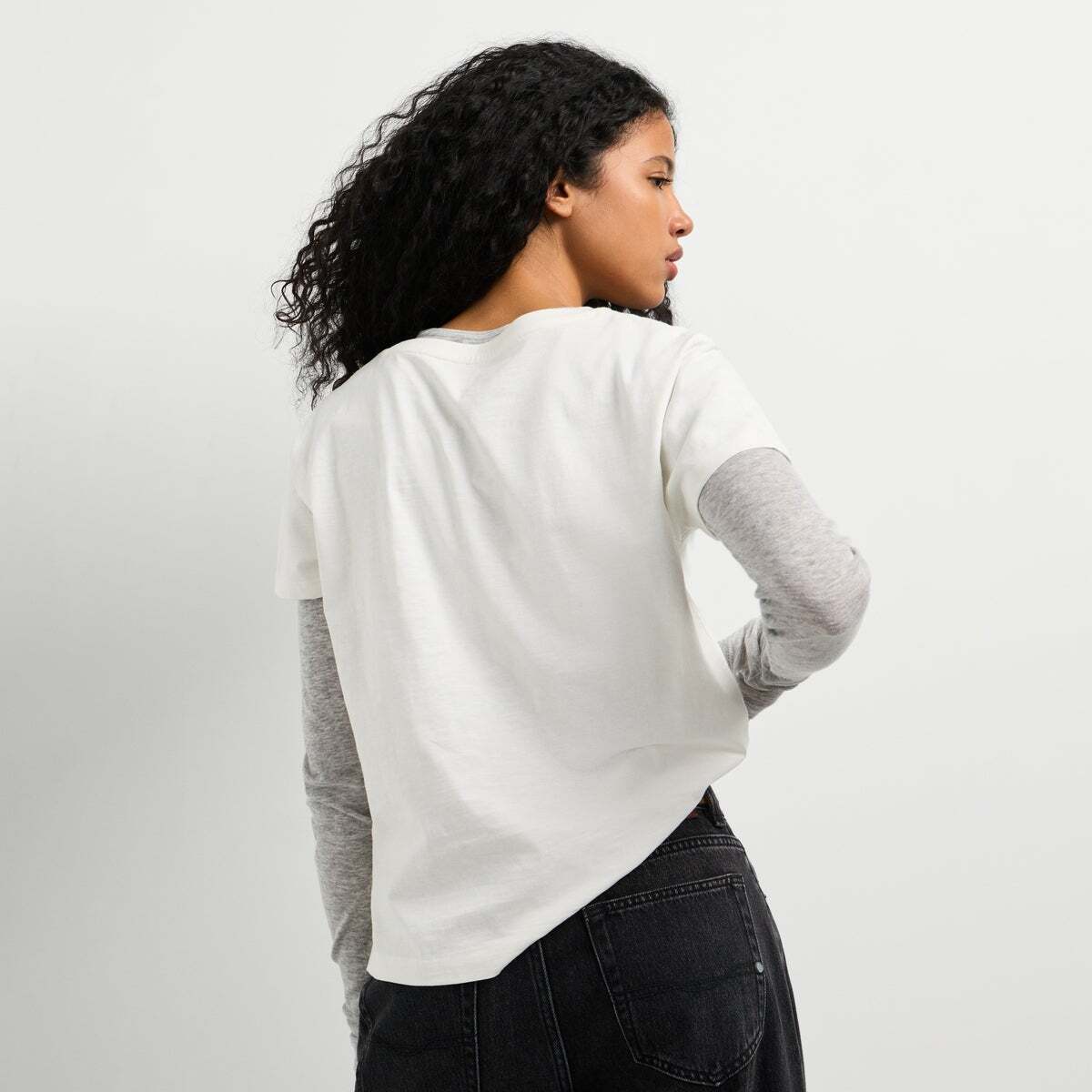T-Shirt Avec Imprimé Photographique blanche mousse, PEPE JEANS