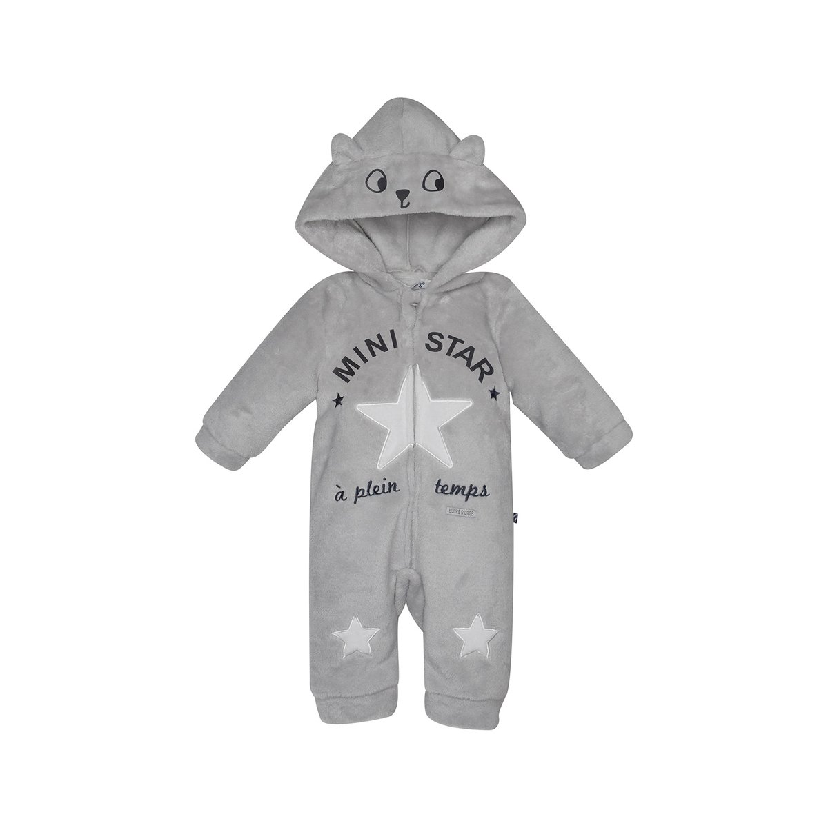 Surpyjama bebe fenouil gris, SUCRE D'ORGE