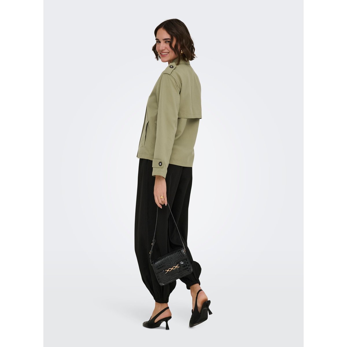Trench Coat aloe, ONLY