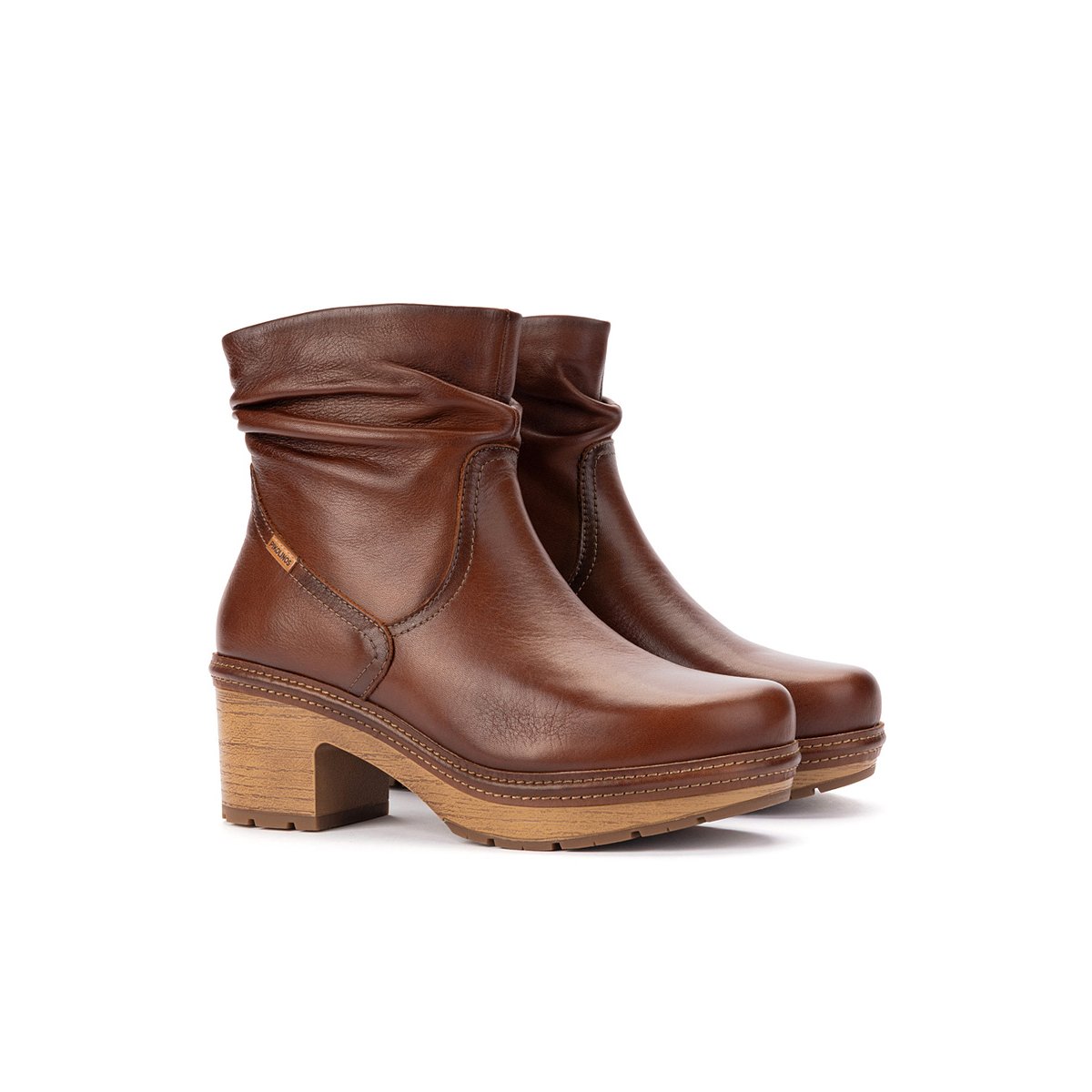 Bottines à talon cuir Sort cuero, PIKOLINOS